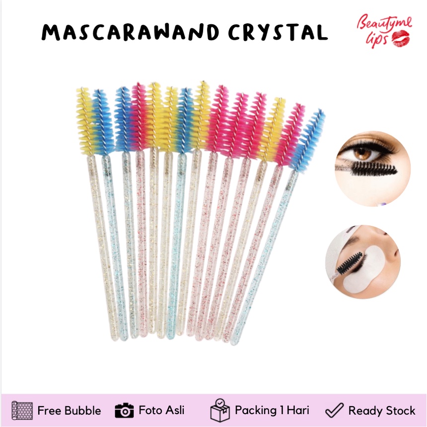 MATA MASCARA WAND CRYTSAL / EYELASH COMB / SPOOLIE COMB