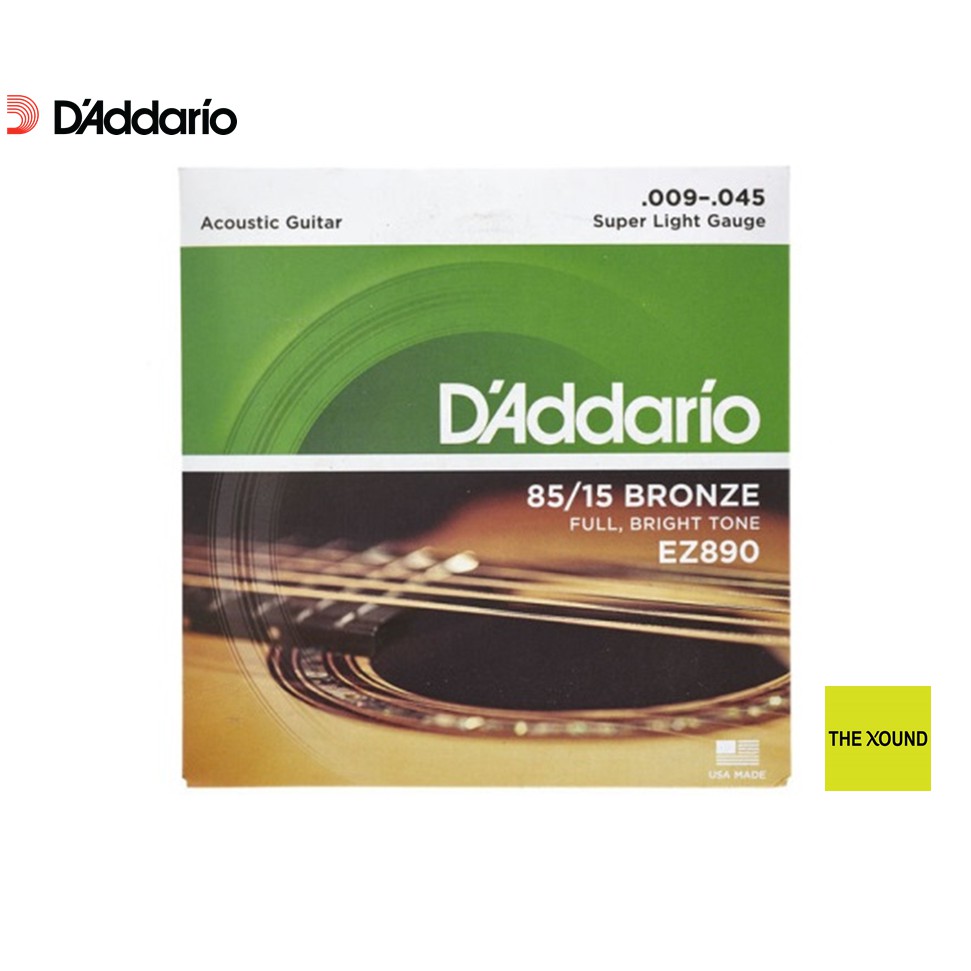 D'ADDARIO สายกีตาร์โปร่ง  EZ-890