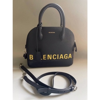 ของแท้ 💯 ส่งฟรี ❗ Balenciaga Ville S leather bag