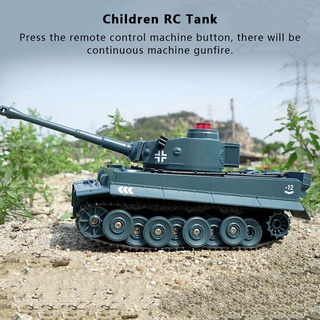 Q85 2.4G Rc Tank 1/30 โมเดลรถถังบังคับวิทยุของเล่นสําหรับเด็ก (สีฟ้า)