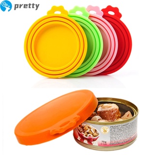 Jazeel Silicone Can Lid Reusable Seal Cover for Dog Cat Food Storage Dustproof Portable Pet Supply