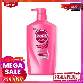 ซันซิล แชมพู สมูท แอนด์ เมเนจเจเบิ้ล สีชมพู ขนาด 900 มล.Sunsilk Shampoo Smooth &amp; Manageable Pink 900 ml