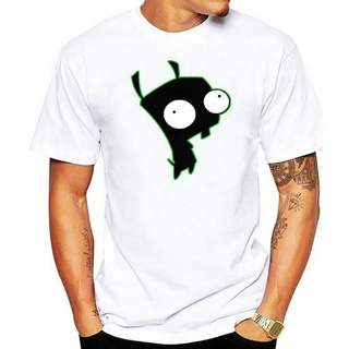 เสื้อยืดพิมพ์ลายแฟชั่น เสื้อยืด พิมพ์ลายตัวละคร Invader Zim Dog Gir