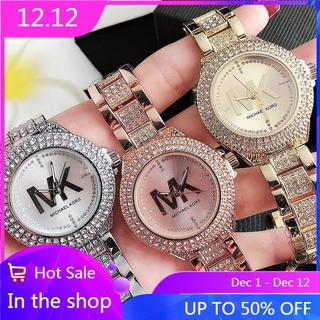 นาฬิกาแฟชั่นผู้หญิง  นาฬิกาเพชร M 6381ZQZ Ladies Fashion Luxury Diamond Watch Girls Watch M