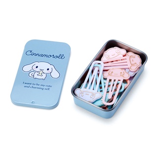 ชุดคลิปหนีบพร้อมกล่องเก็บ ลาย Cinnamoroll cn / Cinnamoroll