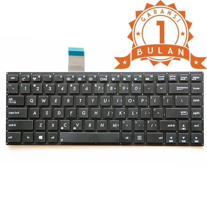 คีย์บอร์ด Asus K46 K46C K46CA K46CB K46CM S46 S46C A46C E46 - สีดํา