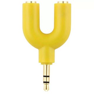 3.5 mm Stereo Audio Y-Splitter 2 Female To 1 Male Cable Adapter for Earphone Headphones Mobile phone Computer MP3