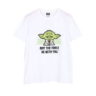 Josilins เสื้อยืด ผู้ชาย   ลิขสิทธิ์  สตาร์ วอร์ส  Star Wars  เสื้อคอกลม หลากลาย ผ้ายืด สีขาว ชุดนอน     เสื้อผู้ชาย