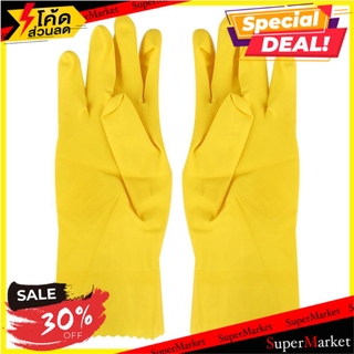 🚚พร้อมส่ง!! 💨 ถุงมือยาง DELI-KLEEN COMFORT POLY 931-3 SIZE L RUBBER GLOVE L 931-3 COMFORT POLY ถุงมือ