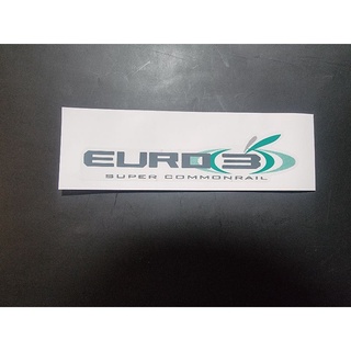 สติ้กเก้อEuro3 Super Commonrail ติดข้างประตู Deca360