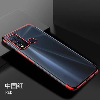 [ส่งจากไทย] Case Realme 6 / 6i / 6 Pro เคสนิ่ม TPU เคสใสขอบสี สินค้ามาใหม่ รุ่นใหม่  สีดำ สีแดง สีนำเงิน เคสสวยและบาง