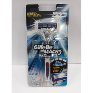 !!ลดราคาล้างสต๊อก!! Gillette Mach 3 Turbo ยิลเลตต์ มัคทรี เทอโบร์ **รับประกันของแท้**