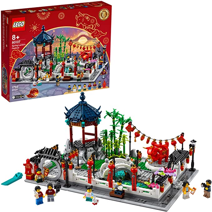 (((สินค้าพร้อมส่ง))) LEGO 80107 Spring Lantern Festival Collectible Lunar New Year  (1,793 Pieces)