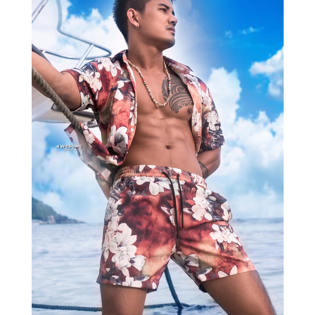 เสื้อฮาวาย Beachwear Awesome sport