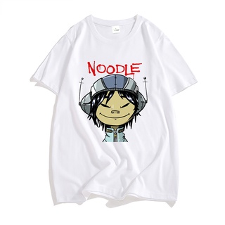 T-shirt  เสื้อยืดแขนสั้น คอกลม พิมพ์ลาย Gorillaz Gorillas แฟชั่นฤดูร้อน สไตล์ฮิปฮอป สําหรับผู้ชาย และผู้หญิงS-5XL