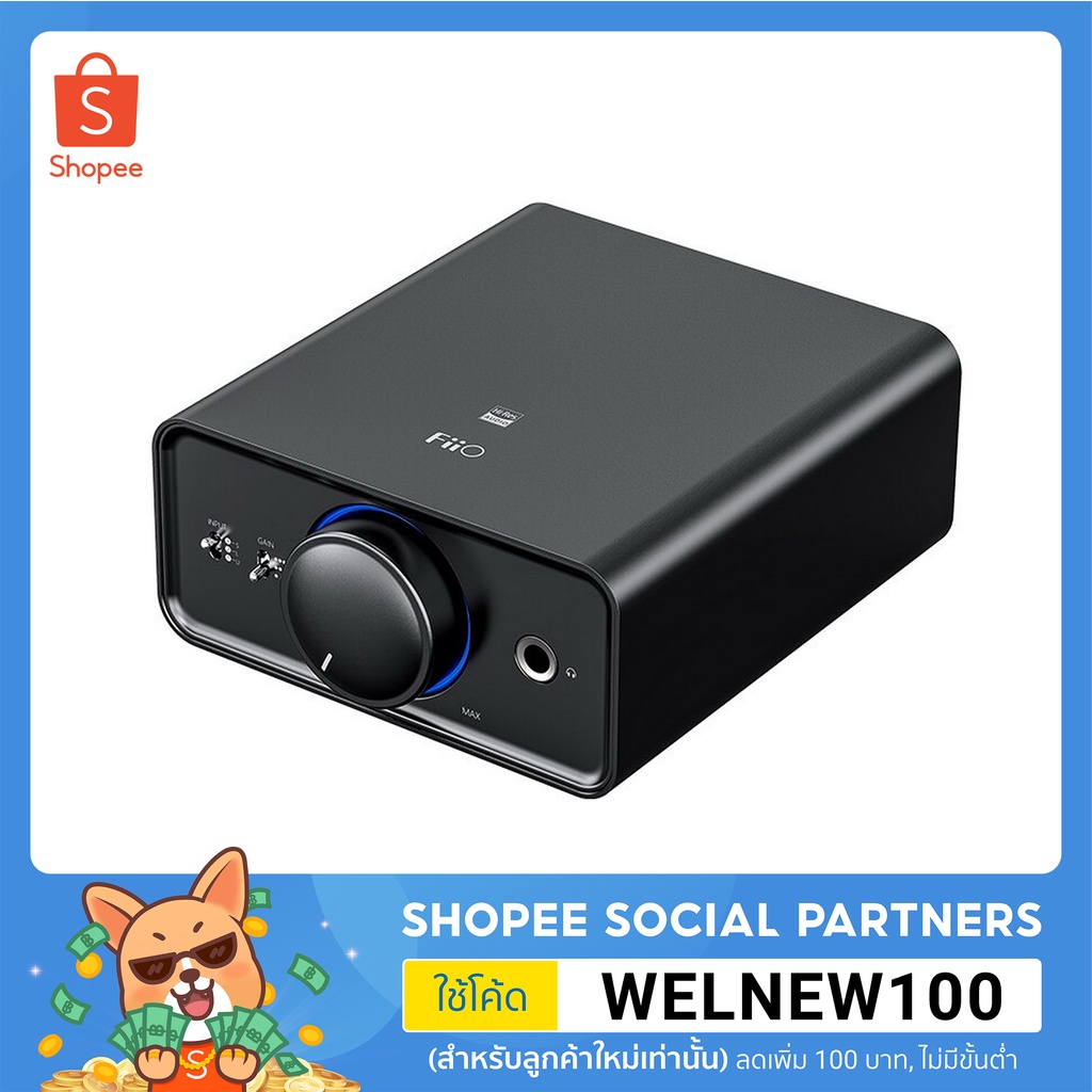 FiiO K5 Pro ESS DAC/Amp แบบตั้งโต๊ะพร้อมชิป ES9038Q2M และชิป OP-AMP TPA6120 ของแท้ ประกันศูนย์ไทย 1 