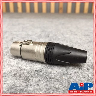1ตัว LIDGE YM-001A ราคา1ตัว CANNON แจ็ค XLR ตัวเมีย 3 ขา ท้ายยาง สำหรับเข้าสาย รุ่น YM001A เอไอ-ไพศาล
