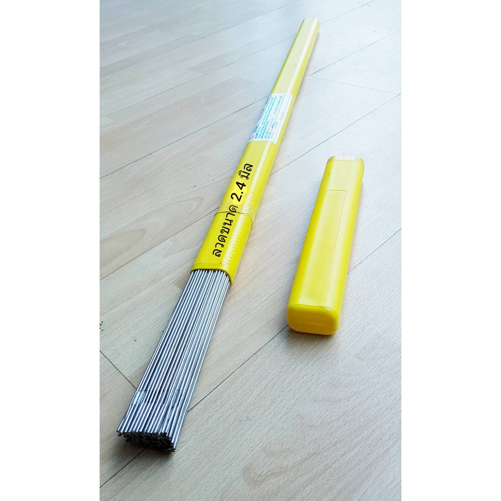 KOVET ลวดเชื่อมสแตนเลสใช้แก๊สอาร์กอน ลวดเชื่อม TIG KOVET-308L (แบ่งขายเป็นกิโล) ขนาด 1.6 มม, 2.0 มม, 2.4 มม และ 3.2 มม