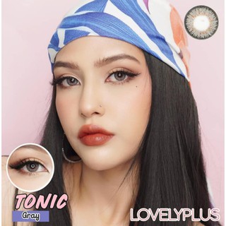 พร้อมส่ง Tonic gray (สีเทา) คอนแทคเลนส์  ถนอมดวงตา  จากแบรนด์ Lovelylen