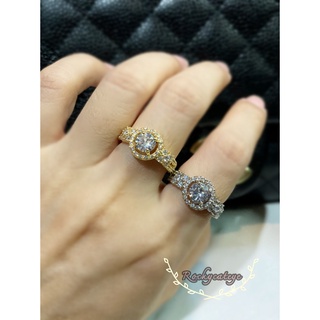 พร้อมส่ง แหวนเพชร diamond cz พรีเมี่ยม 💍น้ำงาม ระยิบระยับ ✨ยอดนิยม