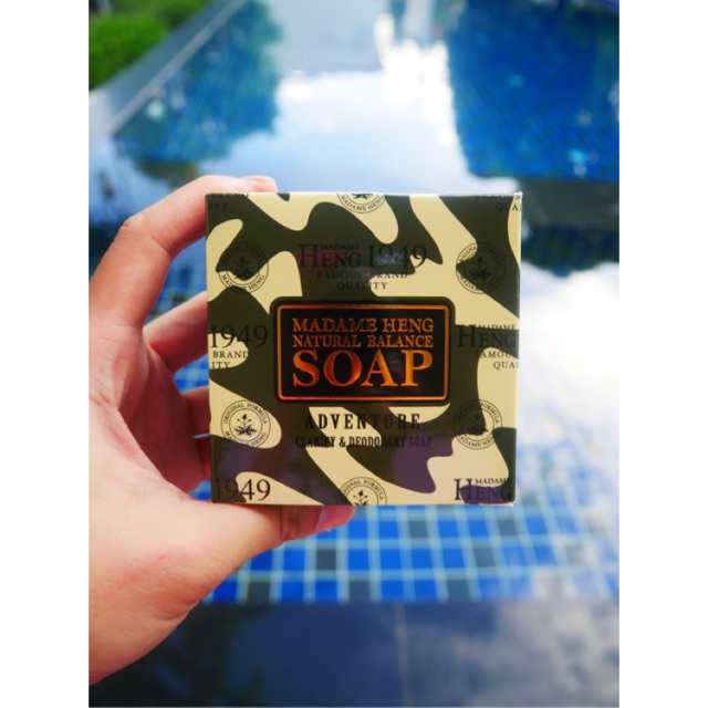 1ก้อน 150กรัม สบู่ทหาร สบู่แอดแวนเจอร์ มาดามเฮง Madame heng adventure clarify & deodorant soap
