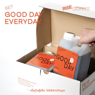 RISE COFFEE เซ็ทกาแฟสกัดเย็น GOOD DAY EVERYDAY