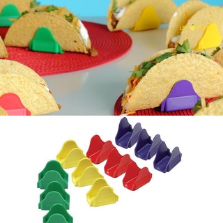 ⓁⒺ12 ชิ้น / เซต Taco Fiesta Taco ที่วางพลาสติก ชั้นวางอาหารเม็กซิกัน เครื่องมือครัว