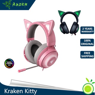 ชุดหูฟัง Razer Kraken Kitty  คิตตี้ Chroma Usb สําหรับเล่นเกมส์