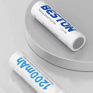 ถ่านชาร์จAA Beston 1200mAh 1.2V ถ่านชาร์จ จำนวน 4 ก้อน ฟรีกล่องใส่ถ่าน คุณภาพสูง ราคาถูก