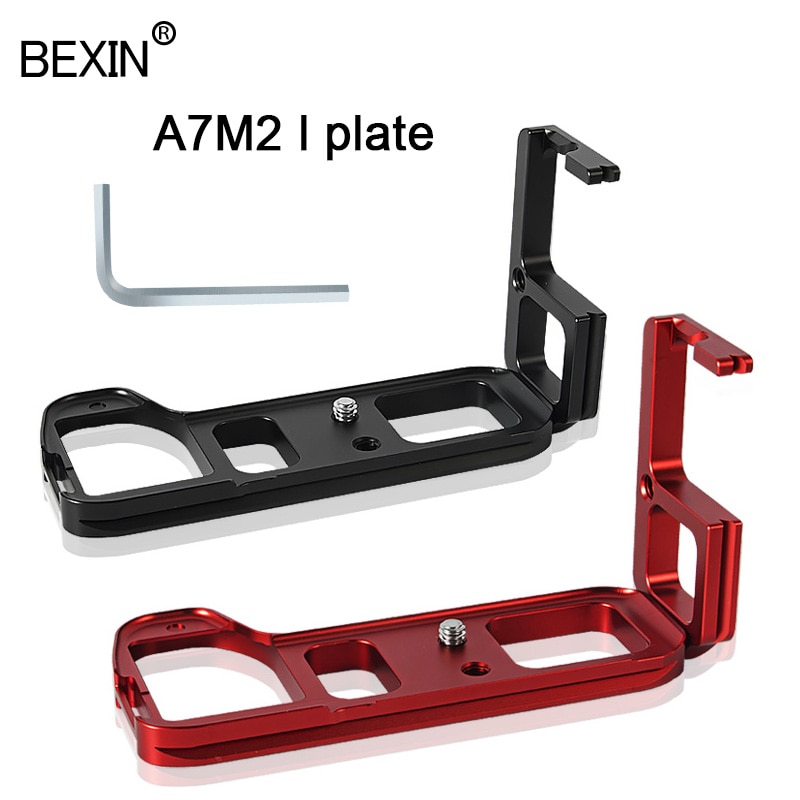 L bracket plate tripod quick release plate dslr camera support mount adapter handle for Sony A7m2 A7