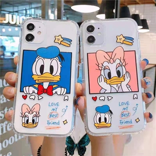 Compatible For Tecno POVA 5 4 Pro Spark 10 Pro Spark GO 2023 POVA 2 NEO POP 5 4 LTE Spark 8C 7T 7 Pro 6 Go Camon 18P 17P เคสโทรศัพท์มือถือ ลายการ์ตูนเป็ดสําหรับ