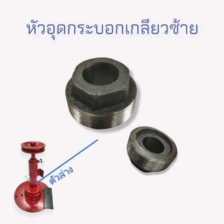 หัวอุดกระบอกเกลียวซ้าย รถตัดหญ้าสนาม 2 ล้อ (01-1352) รถเข็นตัดหญ้า อะไหล่รถตัดหญ้าสนาม