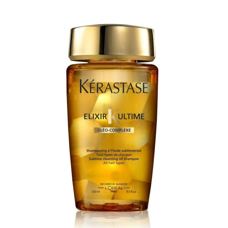 Kerastase Elixir Ultime Sublime Cleansing Oil Shampoo All Hair Types 8.5 oz./250 ml.