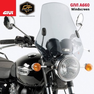 GIVI A660 บังลมหน้า​ วินชิล สำหรับ​ไทร์อั๊ม​ T100, T120, STREET