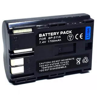 Battery BP-511A For Canon D-SLR EOS-20D, EOS-30D, EOS-40D,EOS-50D,...,