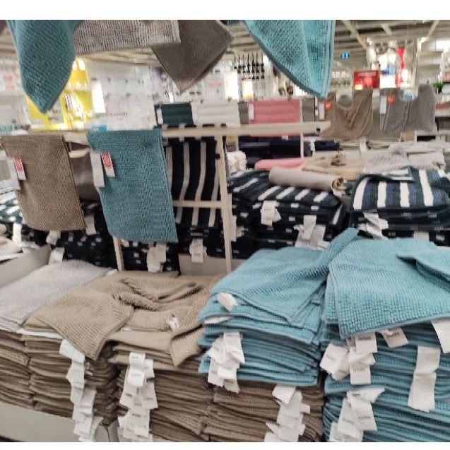 IKEA,แท้,พรมเช็ดเท้าอิเกีย,ทอฟท์บู,พรมเช็ดเท้าหน้าห้องน้ำ,พรมเช็ดเท้านุ่มพิเศษ,พรมห้องน้ำ,ขนาด40x60ซม. TOFTBO