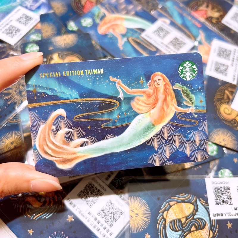 Starbucks Taiwan Gao Xiong Dream Mall Store Exclusive Series การ์ดนางเงือก 台ไต้หวัน🇹🇼星巴克高代美大容量卓家用小型家