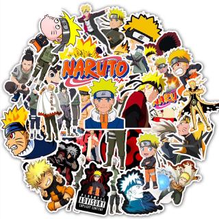 สติ๊กเกอร์ PVC ลายการ์ตูน Naruto 50 ชิ้น / แพ็ค