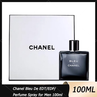 🎁Gift Box🎁 Chanel Bleu De EDT/EDP/Perfume Spray for Men 100ml  💯 %แท้/กล่องซีล