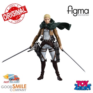 พร้อมส่ง+โค๊ด Figma Erwin Smith-Attack On Titan (Re-Run) 446 (ลิขสิทธิ์แท้)