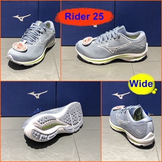 Mizuno Wave Rider 25 รองเท้าวิ่ง สำหรับสาวๆ หน้าเท้ากว้าง ยอดนิยม สีสวย นุ่มใส่สบายเท้า เบา น่าใช้ J1GD210602