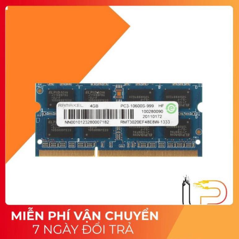 แล็ปท็อป RAM DDR3 4G 1333 (10600) RAMAXEL