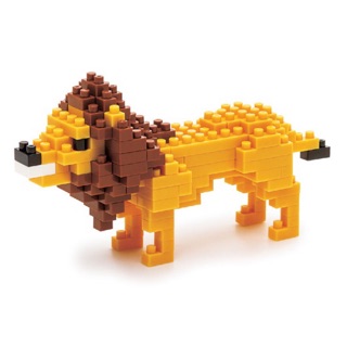 แท้ 100% จากญี่ปุ่น Nano Block นาโน บล็อค Kawada Japan สิงโต  Lion NBC-057 Over 150 Pieces/ชิ้น