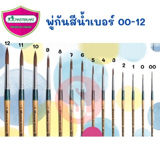 พู่กันกลมมาสเตอร์อาร์ต รุ่นจิตกรน้อย เบอร์ 00-12