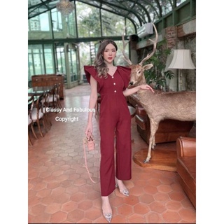 Jumpsuitขายาว ป้าย Classy and Fabulous