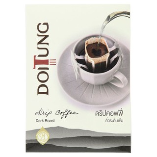 🔥The Best!! ดอยตุง ดริปคอฟฟี่ คั่วระดับเข้ม 10กรัม x 6 ถุง Doi Tung Drip Coffee Roasted Intense 10 gx 6 bags