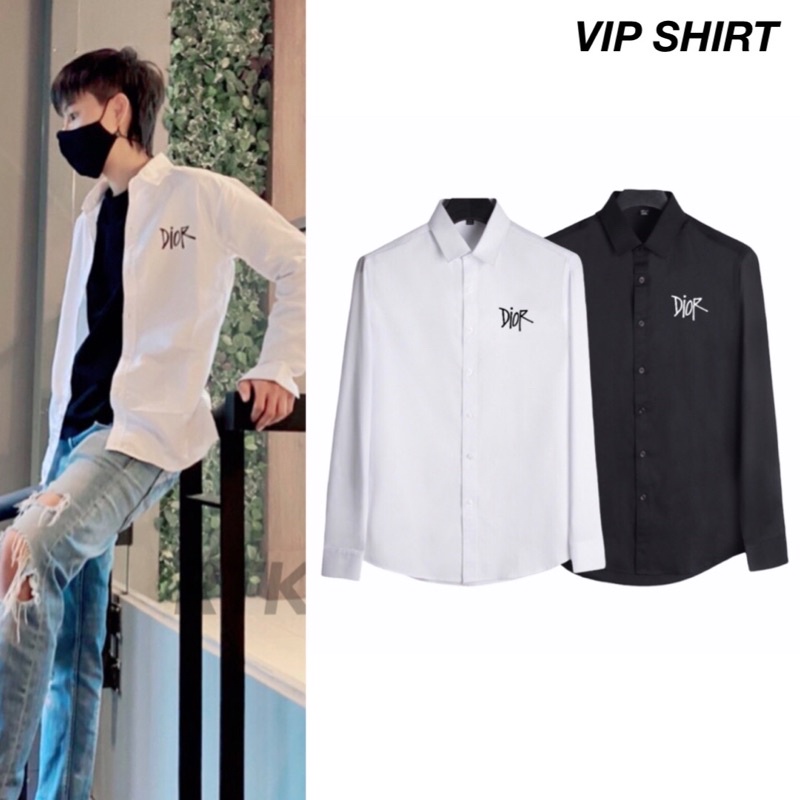 VIPSHIRT เสื้อเชิ้ตแฟชั่นแขนยาว รุ่น DIO094