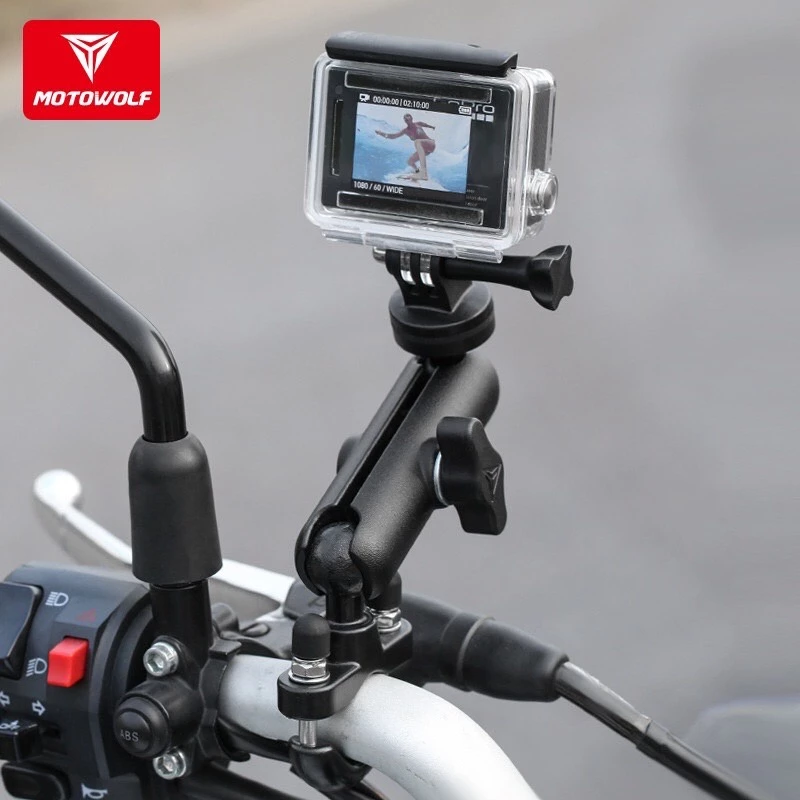 [พร้อมส่ง❗️] Motowolf MDL 3520 Helmet Camera ที่ยึดกล้อง ขายึดกล้อง Action cam กล้อง GOPRO ติดหมวกกันน็อค thumbnail 6