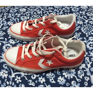 Converse สีส้ม แท้100% size6 eur39 jpn24.5