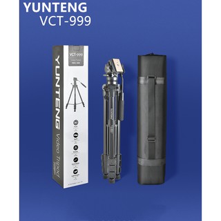 ขาตั้งกล้องวิดิโอ ยี่ห้อ Yunteng รุ่น VCT-999.สูง 206cm